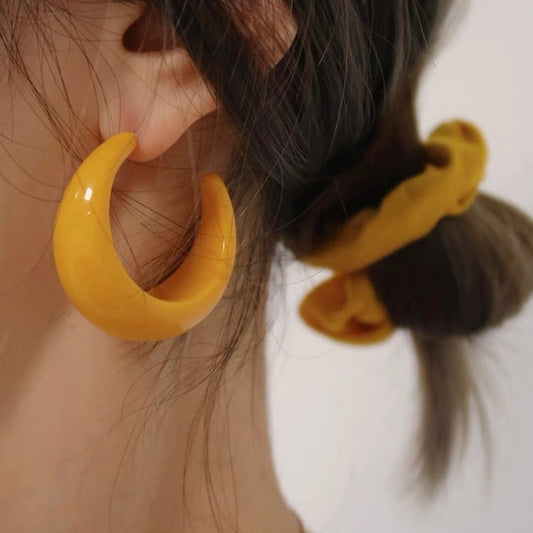 Handmade Circle Earrings