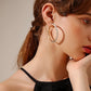 Black and White Opal Earrings