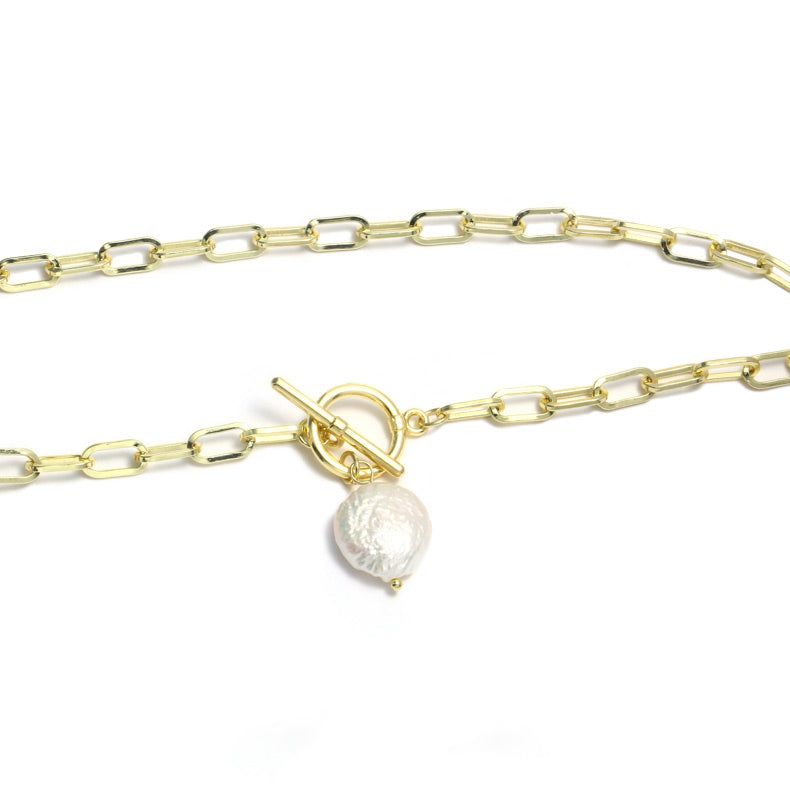 Vintage Camellia Metal Necklace