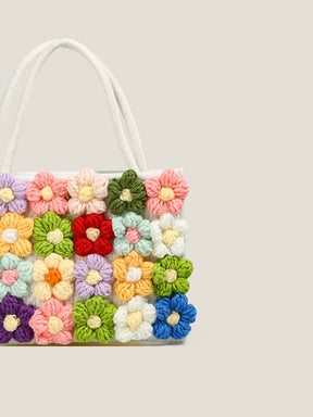 Woven Flower Bag