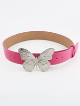 Y2K Butterfly Pattern Wide Belt