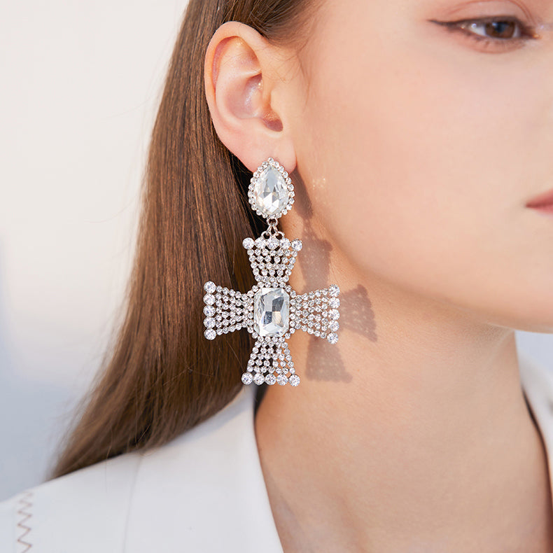 Vintage Elegant Gem Earrings