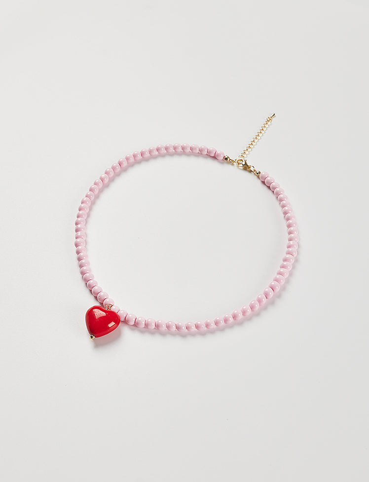 Candy Color Love Necklace