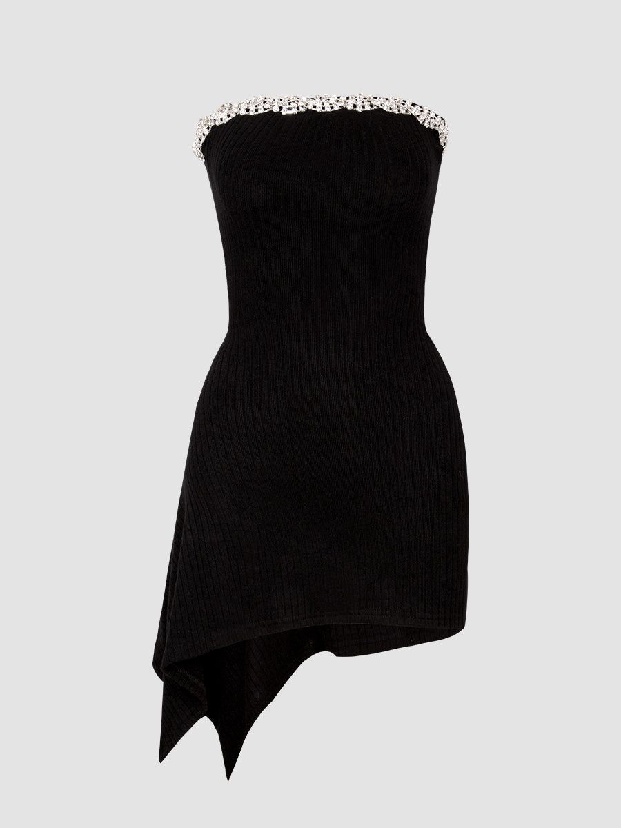 Irregular Crushed Diamond Dress