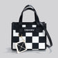 Checkerboard Lattice Bag