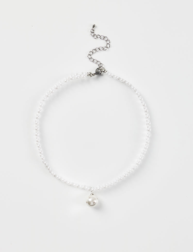 Woven Pearl Necklace