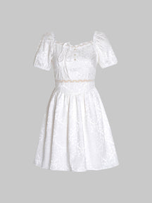 White Summer Corset Dress