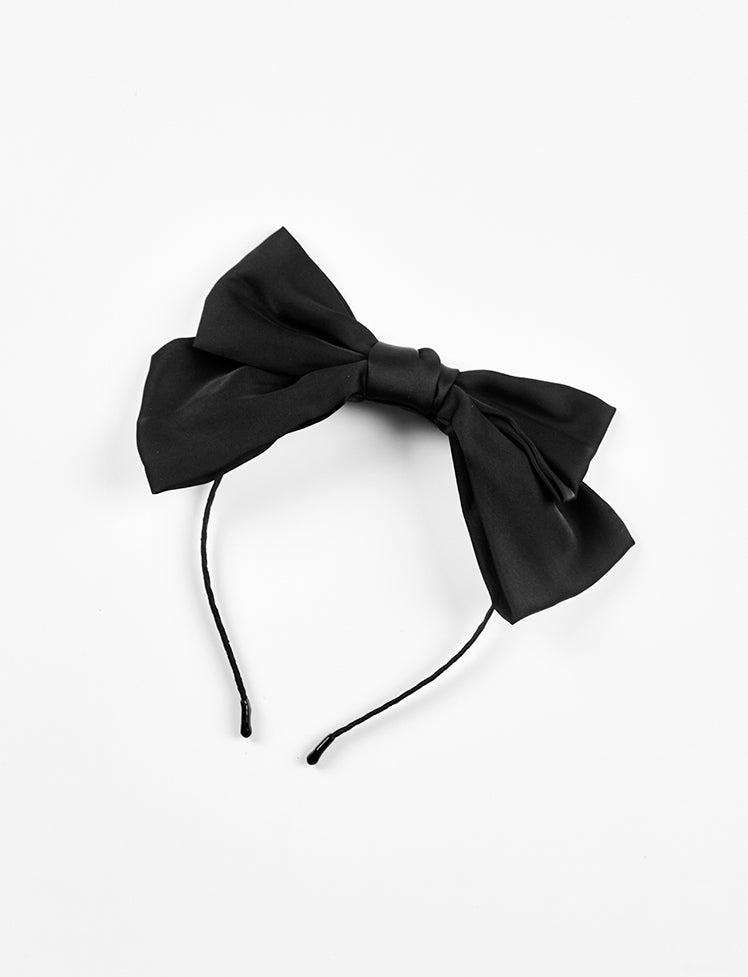 Solid Double Bow Hair Band