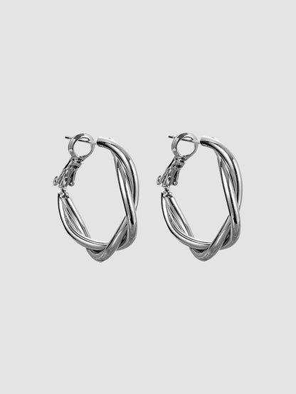 Metal Circle Earrings