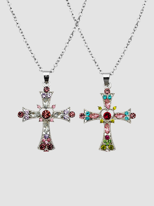 Vintage Gothic Cross Necklace
