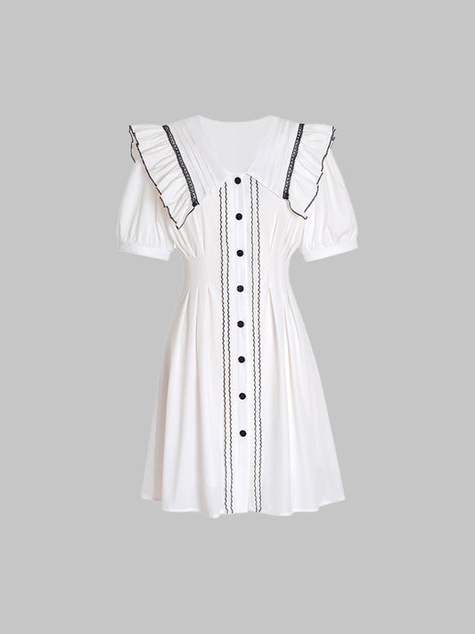 Sweetie Ruffle Button Dress