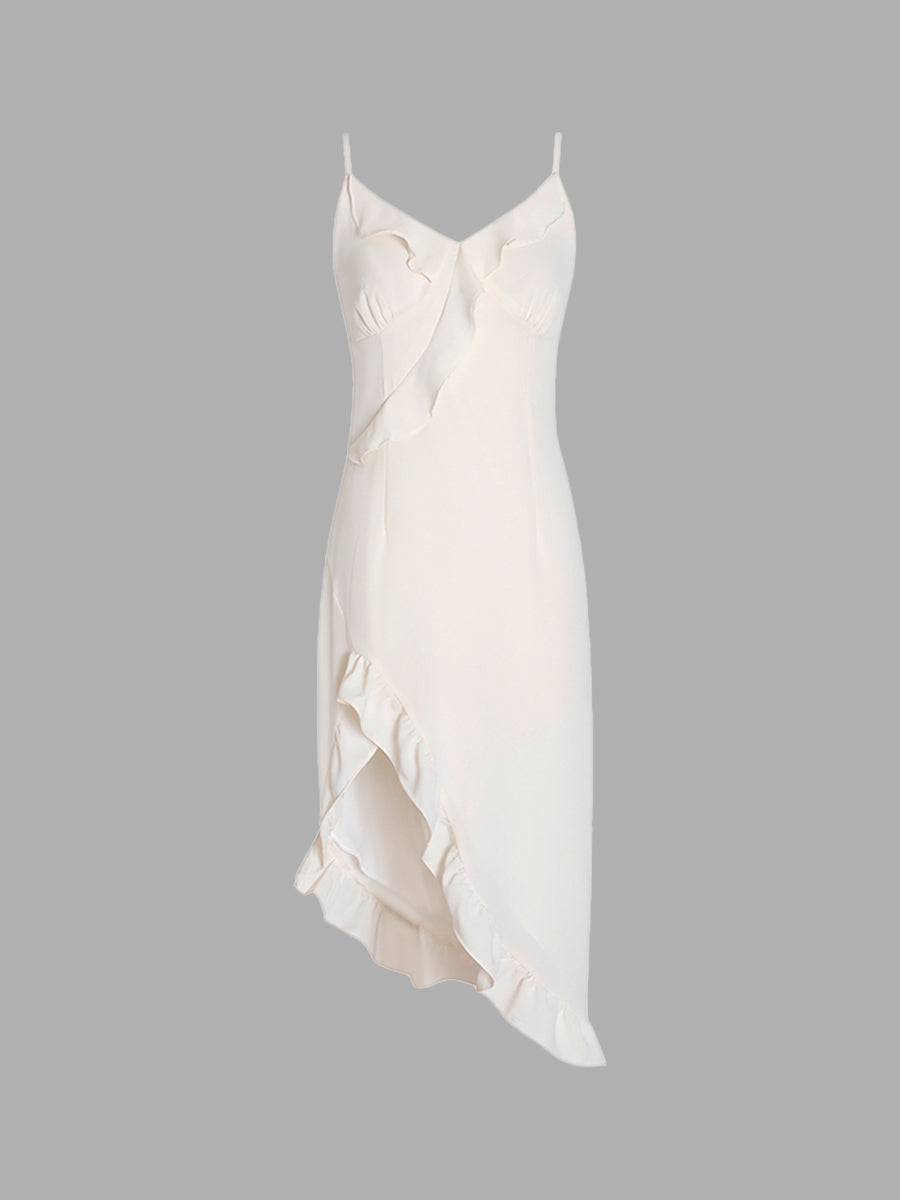 Fashion Irregular Fishtail Halter Dress