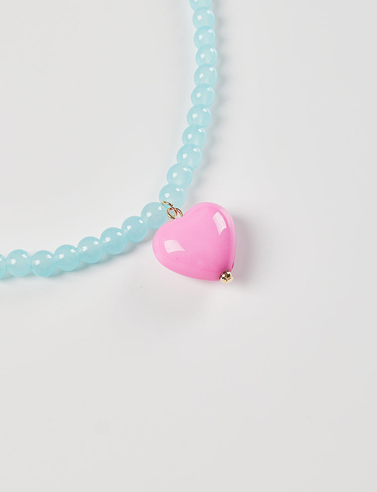Candy Color Love Necklace