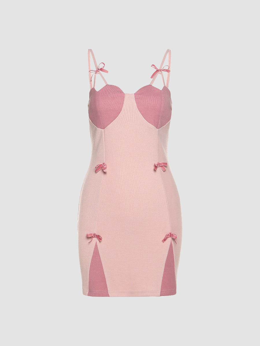 Love Bow Halter Dress