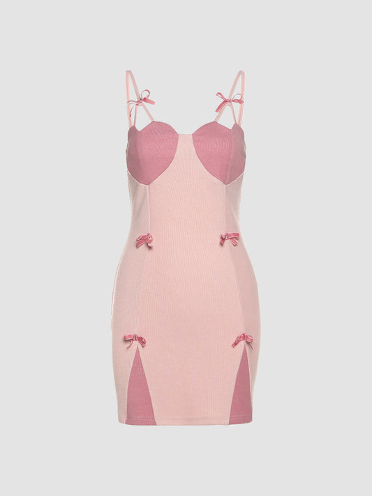Love Bow Halter Dress