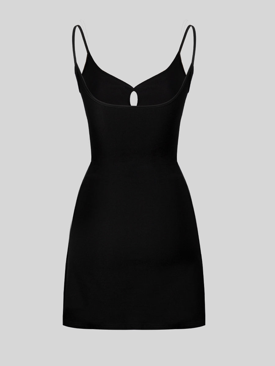 Hollow Bow Camisole Dress