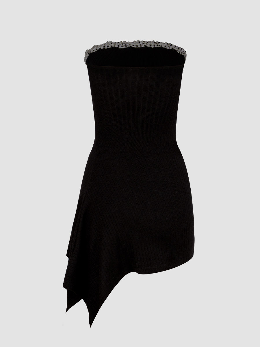 Irregular Crushed Diamond Dress