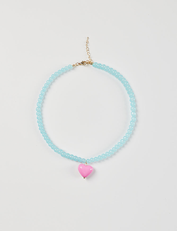 Candy Color Love Necklace