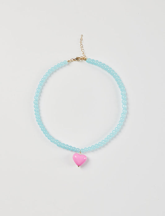 Candy Color Love Necklace