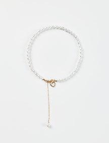 Heart Pearl Pendant Necklace