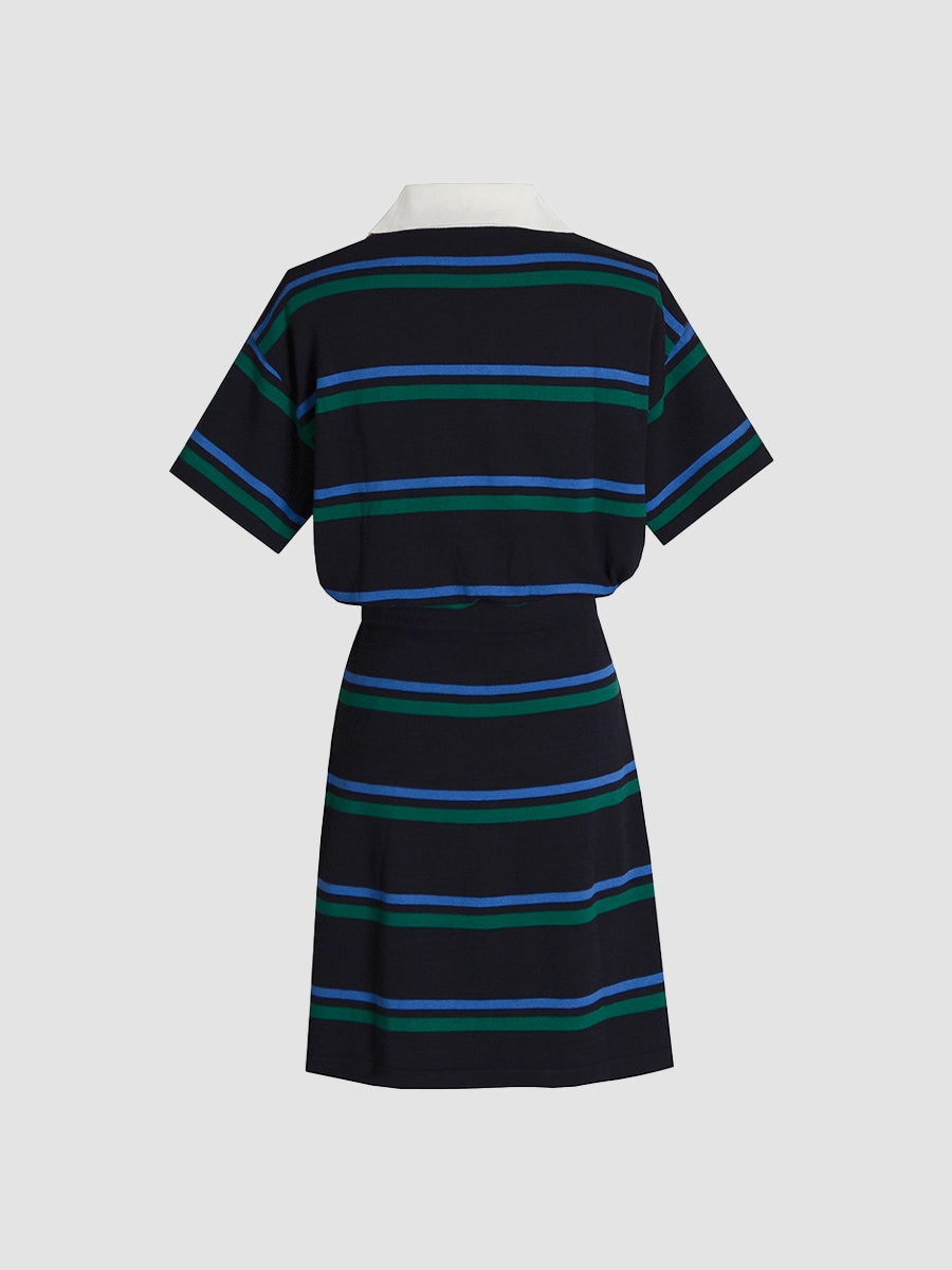 Striped Knit Dress