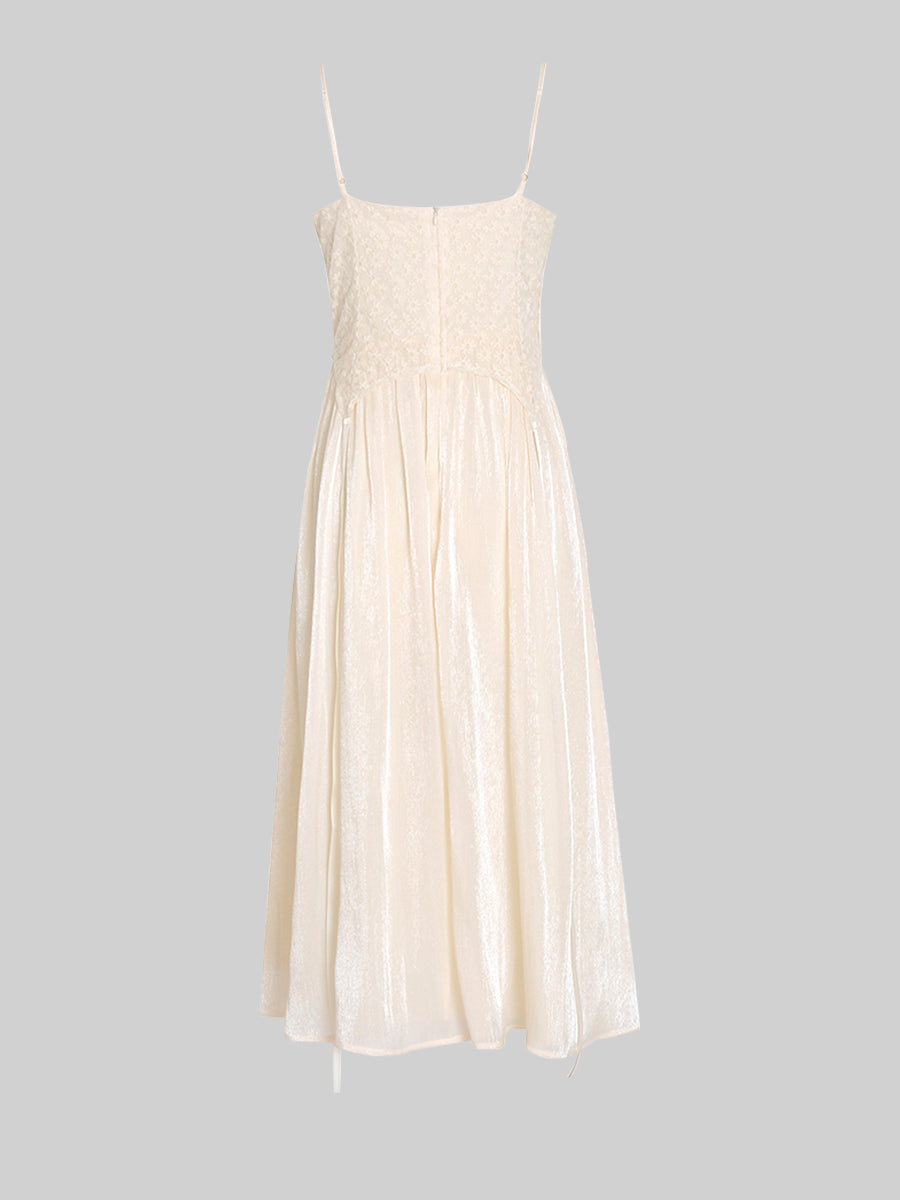 Fairy Lace Camisole Midi Dress