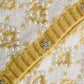 Diamond Grid Knitted Studded Cardigan