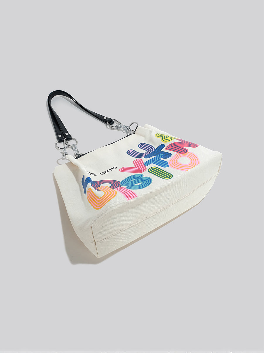 Large Capacity Letter Tote Bag