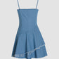 Blue Denim Cake Dress