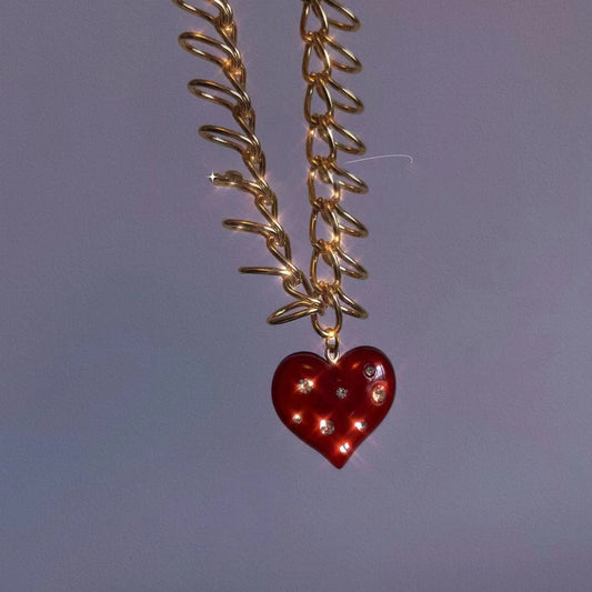 Red Heart Necklace