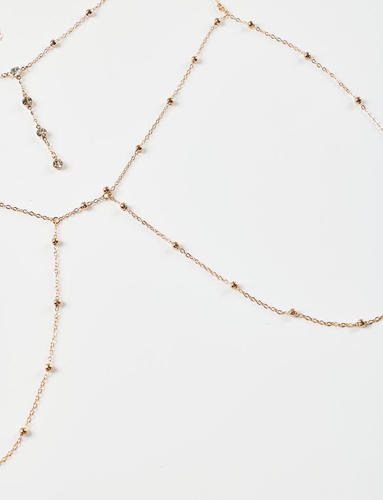 Multilayer Fringed Chest Chain