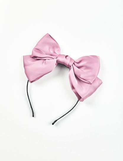 Solid Double Bow Hair Band