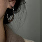Irregular Little Square Circle Earrings