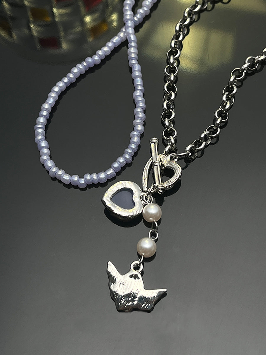 Double Angel Necklace