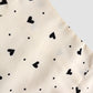 Retro High Waisted Bow Top+love Print Midi Skirt Set