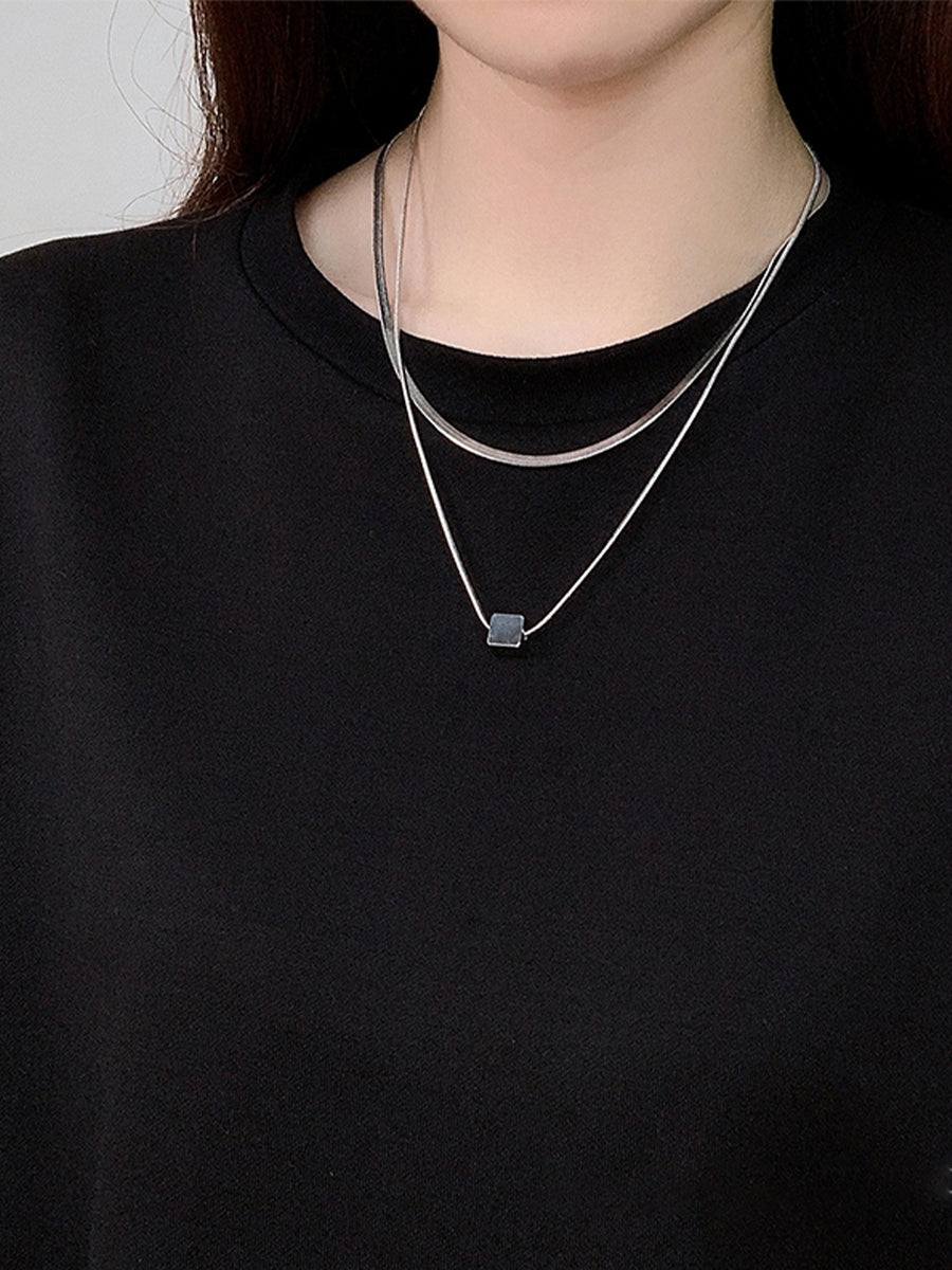 Simple Square Necklace