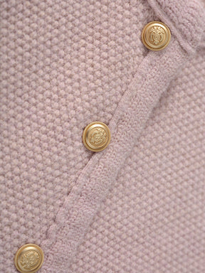 Pink Sweater Jacket Cardigan