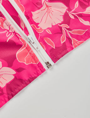 Puff Sleeve Floral Top & Skirt Set