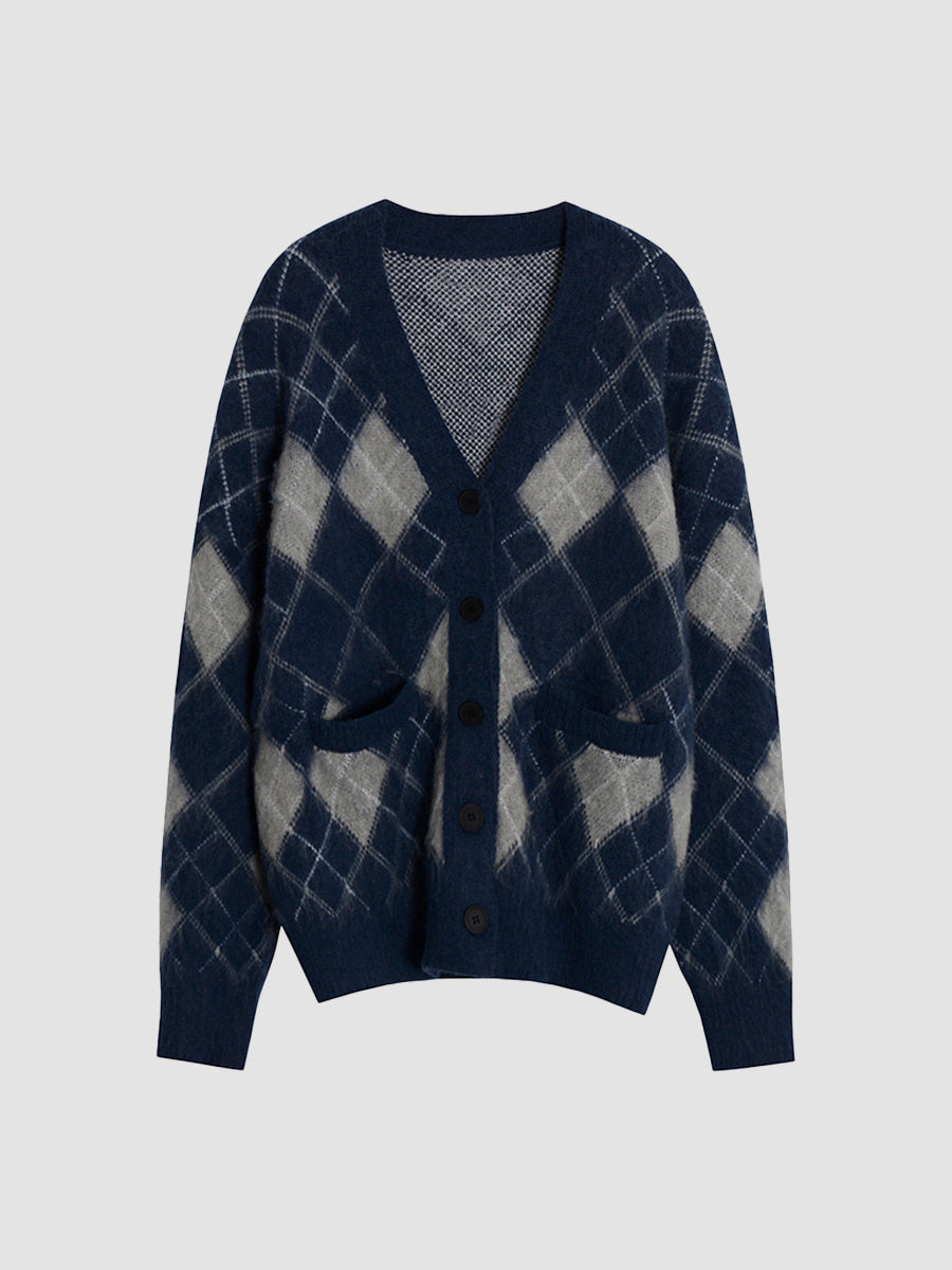 Oversized Knitted Sweater Cardigan