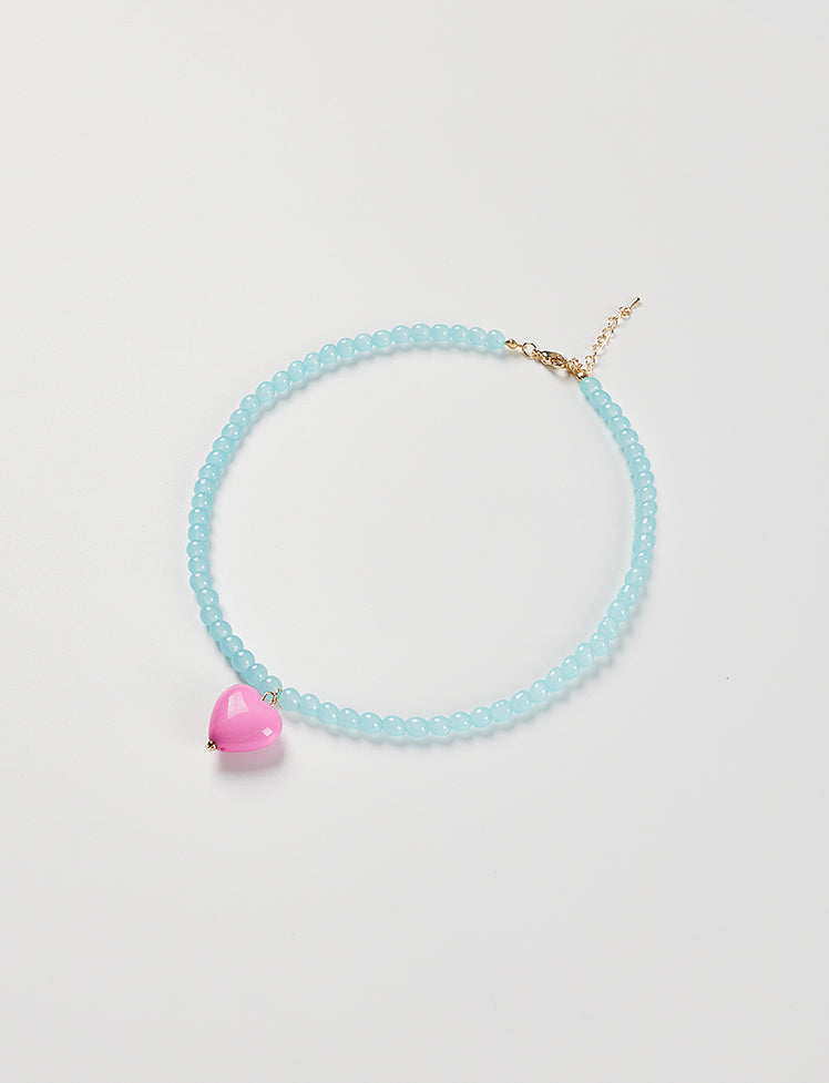 Candy Color Love Necklace