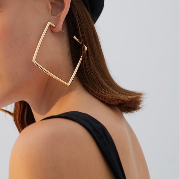 Square Frame Earrings