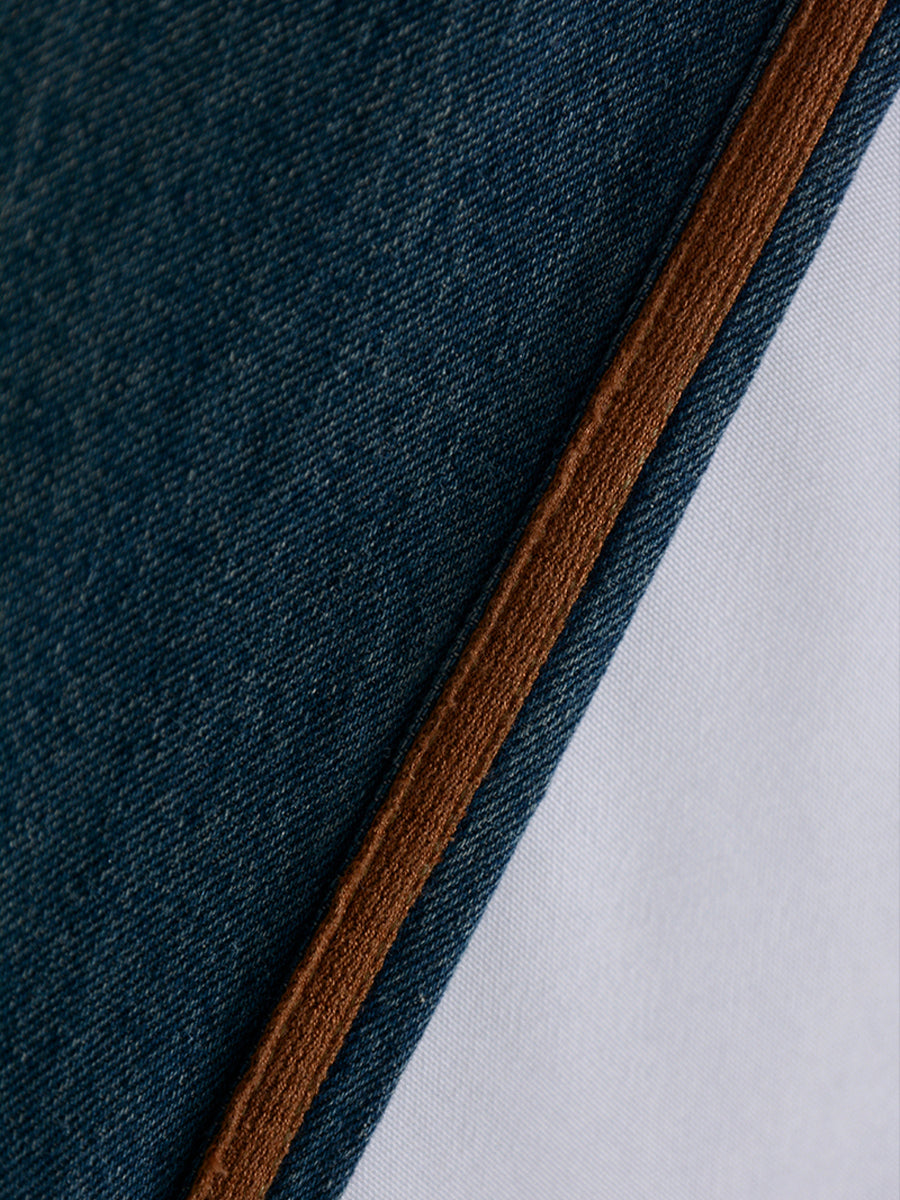 Drawstring Straight Leg Jeans