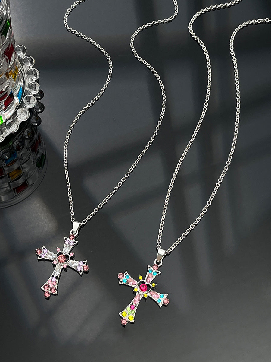 Vintage Gothic Cross Necklace