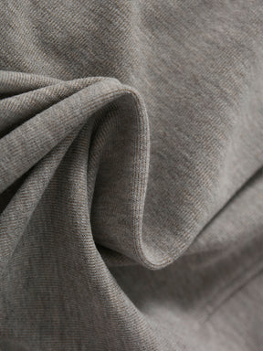 Grey Knitted Midi Dress