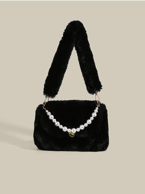 Pearls Plush Bag