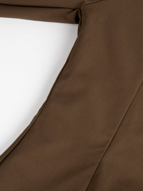 Apricot Camisole & Long Sleeve Blouse Set