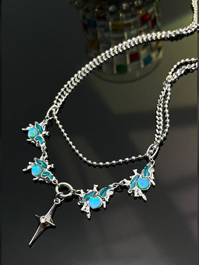 Blue Ocean Star Necklace
