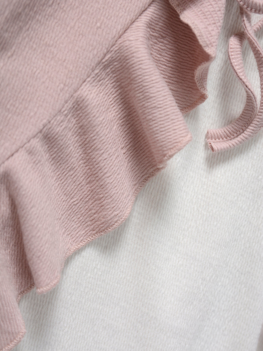 Knitted Fake Two Piece Dress