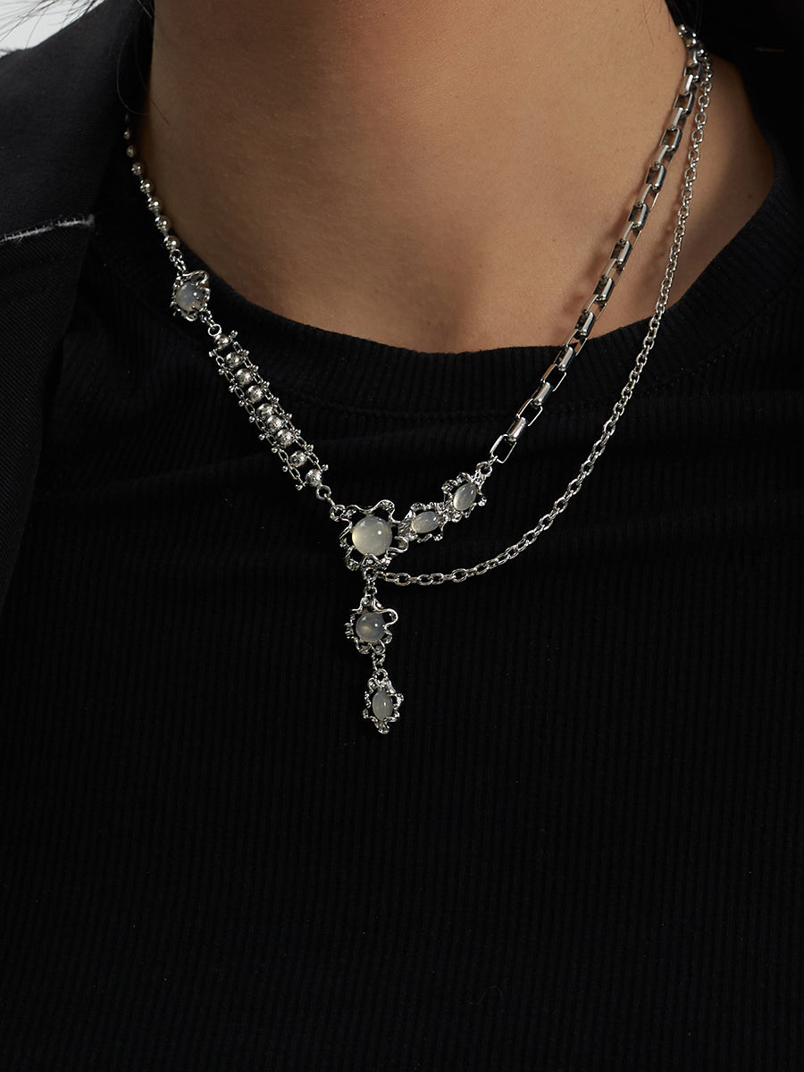 Premium Silver Moonstone Necklace