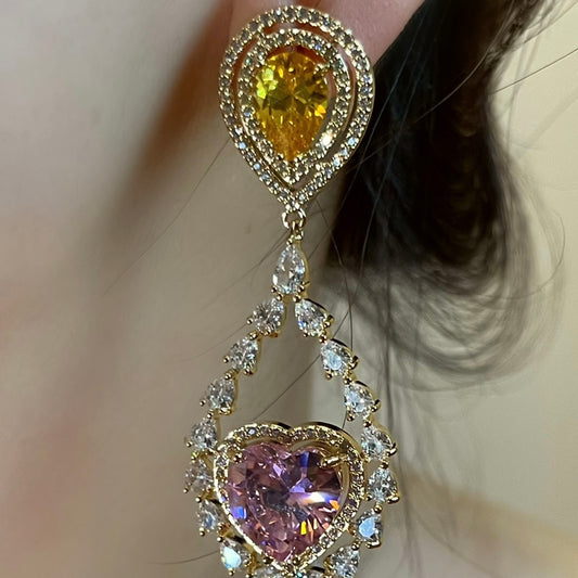 Colorful Crystal Earrings
